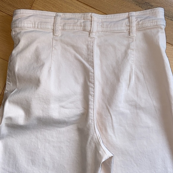 NWOT Marine Layer Bridget Wide Leg Crop Pant in peach whip size 8 - Picture 7 of 9